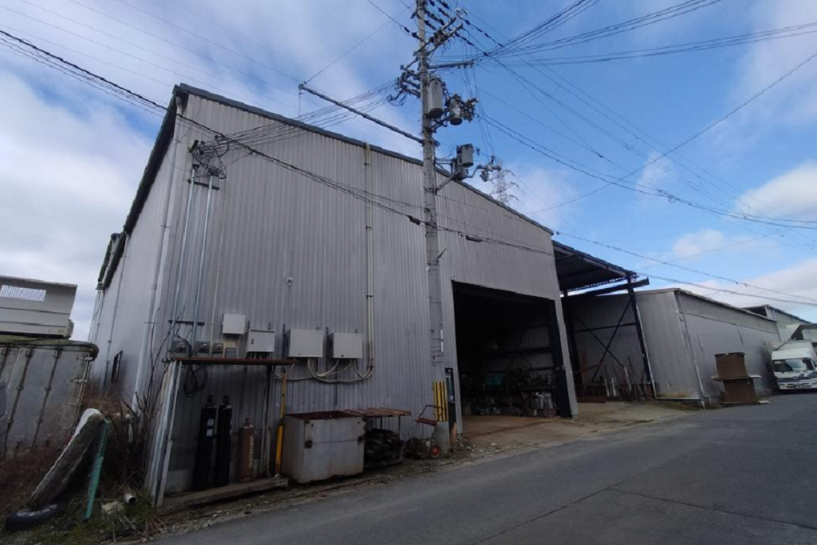 【賃貸】奈良県天理市451.97m2(136.72坪)の貸し倉庫（貸倉庫）・賃貸倉庫の外観